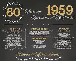 65th Anniversary Gifts 1955 Anniversary Poster 65 Years Ago Etsy 50th Anniversary Gifts Anniversary Gifts For Parents Anniversary Chalkboard