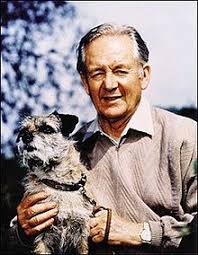 The story of a young veterinarian's apprenticeship to a somewhat eccentric older vet in the english countryside, and the young man's hesitating courtship of the daughter of a local farmer. James Herriot Wikipedia
