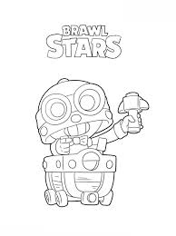 By choosing a hero, the player can participate in battles against the opposing team, collect gems, open safes. Brawl Stars Coloring Pages Download And Print Brawl Stars Coloring Pages