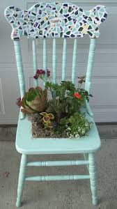 Mosaik Basteln Stein Mosaik Im Garten Topfblumen Mosaikgarten Gartensessel