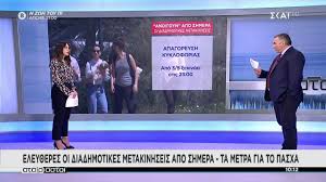 Να τι πρέπει να περιλαμβάνει το πρωινό σου γεύμα. Atairiastoi Eley8eres Oi Diadhmotikes Metakinhseis Apo Shmera Ta Metra Gia To Pasxa 29 04 2021 Youtube