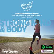 This releases the parachute and eliminates the resistance, giving you a surge of speed. Workout Of The Week 069 Progression 1500s