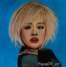 Slash mixed medium portrait