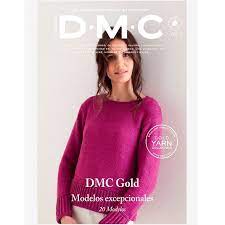 It's 100% wool, similar in weight to a worsted yarn. Magazine Dmc NÂº7 Knitting And Crochet Creations Gold Yarn Collection 2018 Las Tijeras Magicas
