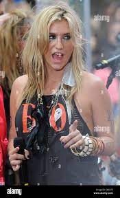 Ke$ha, (aka Kesha Sebert) on stage for NBC Today Show Concert with Ke$ha (Kesha  Sebert), Rockefeller Plaza, New York, NY August Stock Photo - Alamy