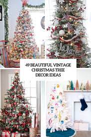 Victorian style christmas decorating ideas. 49 Beautiful Vintage Christmas Tree Ideas Digsdigs