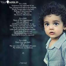As A Child Innocence Was Quotes Writings By Fijabi Israel Yourquote