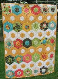 Bailey Girl Five The Hexagon Quilt Finally Hexagon Quilt Hexagon Quilt Pattern Quilts