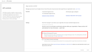 Everything you need to get anything done, now in one place. Google Workspace Updates Restrict Third Party Api Access To Google Workspace And End User Data With New App Access Control