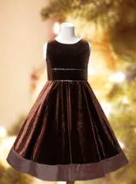 Pin By Jessica Alford On She Loves You Yeah Yeah Yeah Girls Velvet Dress Girls Christmas Dresses Brown Flower Girl Dress