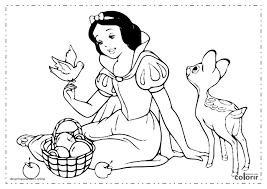Desenhos Da Branca De Neve Para Colorir