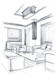 Interior Design Sketches Kitchen Interior Design Renderings Interior Design Sketches House Design Drawing