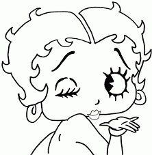 If your child loves interacting. Free Printable Coloring Pages Betty Boop Coloring Home