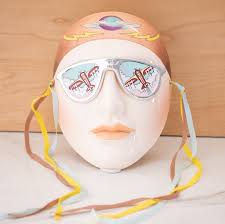 Vintage Pilot Mardi Gras Mask