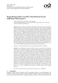 Materi pkn kelas 7 semester 2 k13. Pdf Pengembangan Buku Ajar Ipa Fisika Berbasis Proyek Smp Kelas Vii Semester I