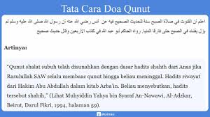 Doa qunut di atas adalah doa qunut yang dibaca ketika sholat subuh sendiri (munparid), bagai mana jika kita menjadi imam, nah untuk doa qunut ketika kita menjadi imam bacaan nya ada sedikit. Doa Qunut Subuh Nazilah Bacaan Hukum Tata Cara