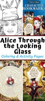 I had this idea for a while, but it was busy with the halloween special to be able to do it. Alice Through The Looking Glass Printable Activity Sheets