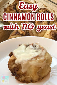 Quick And Easy No Yeast Cinnamon Rolls Recipe No Yeast Cinnamon Rolls Cinnamon Rolls Homemade Cinnamon Rolls