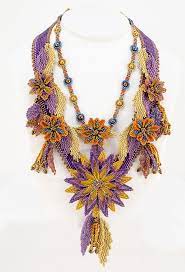 2018 Toho Challenge Beaded Flowers Bead Work Jewelry Bead Weaving