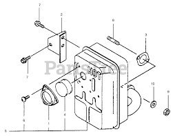 Blower parts, chainsaw parts, chipper parts, edger parts Toro 30520 Toro 32 Proline Walk Behind Mower Pistol Grip Gear Drive 12 5hp Sn 230005001 230999999 2003 Muffler Assembly Kawasaki Fb460v Ms14 Parts Lookup With Diagrams Partstree