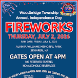 Woodbridge Township Annual Independence Day Fireworks