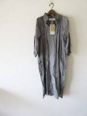 2018ss tabrik タブリク gather one piece 濃墨 sumi dyed ギャザーワンピース ワンピース 洋服 ギャザー