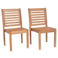 Amazonia Eucalyptus Stackable Patio Chair Set Without Arms Outside Patio Chairs Patio Furniture Sets Chair