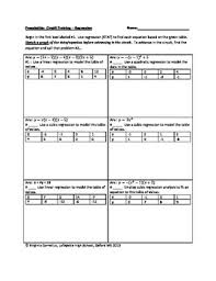 Factoring polynomials worksheet with answers. Circuit Training Polynomial Regression Precalculus Tpt