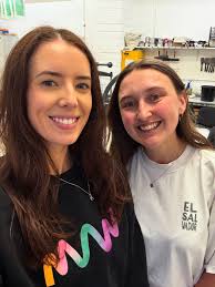 Ruby enjoyed a trip to Derry last week to catch up with Zoe at @fuseartsni  and see how the Creating Creatives course participants are doing 🎨 This  Creative Writing and Visual Art