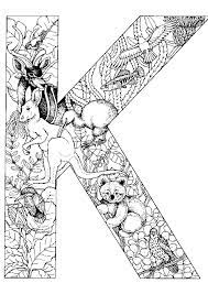 Alphabet Animal K Page 11 Sur 38 Sur Hugolescargot Com Coloriage Alphabet Lettre Alphabet A Imprimer Coloriage