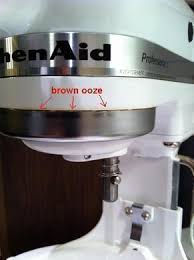 How to fix a kitchenaid stand mixer that is leaking oil. Kitchen Aid Bar Fell Out Of Kitchen Aid Mixer