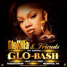 1st Annual GLO BASH‼️‼️‼️ JULY 25th 2025 @ FedExForum Starring GLORILLA &  FRIENDS🔥💪🏾 Tickets for the GloRidaz are available tomorrow at 10am  local, and general on-sale is