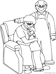 There are tons of great resources for free printable color pages online. Grandparents Day Coloring Pages Coloringall