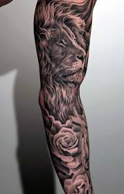 A black and gray japanese flower tattoo for guys. The Ultimate 137 Best Sleeve Tattoos In 2021