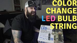 White or colored led rope lights can be an invaluable tool in lighting pathways for people who are visually impaired, as decorative holiday accents or to create custom outdoor landscaping that makes your yard the most beautiful on the block. Feit Color Changing Led String Bulb Review Costco Buy Youtube