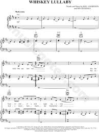 11 days ago11 days ago. Brad Paisley Whiskey Lullaby Sheet Music In D Major Transposable Download Print Sku Mn0053370