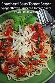 Kumpulan Resep Mancanegara Spaghetti Saus Tomat Segar Rezept Basilikum Balsamico Bianco