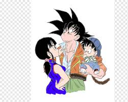 If you like gundam and always wanted to draw like it, then today is your lucky day! Goku Chi Chi Gohan Dragon Ball Drawing Goku Goku Chi Chi Gohan Png Pngwing