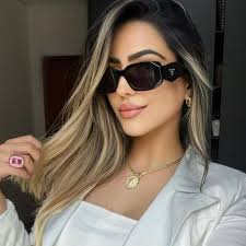 NEW Prada PR17WS 1AB5S0 Black Gray Rectangle Unisex Sunglasses