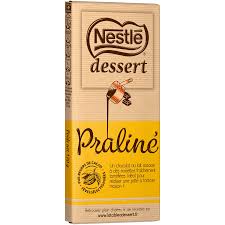 Nestle Dessert Tablette Chocolat Praline 170g