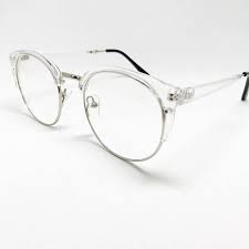 Ray Ban Glasses Black And Clear High Quality Womens Mens Ray Ban Clubmaster Clear Transparent Eye Glasses Half Frames Trendy Hipster Retro Vintage Deadstock Style Glasses Frames Hipster Glasses Clubmaster