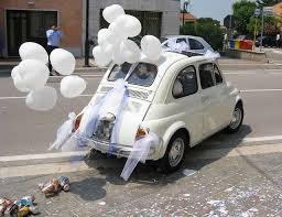 500 Wedding S Car Wedding Car Wedding Car Decorations Fiat 500