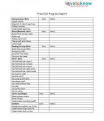 Printable Preschool Progress Reports Lovetoknow Progress Report Parents As Teachers Preschool Assessment