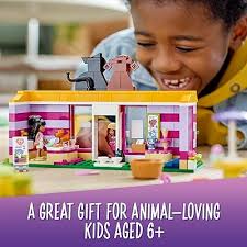 LEGO Friends Pet Adoption Café Playset with Olivia Sierra Leone
