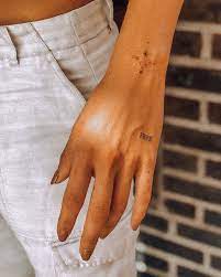 Search Inspiration For A Minimal Tattoo Tattoos Dainty Tattoos Hand Tattoos