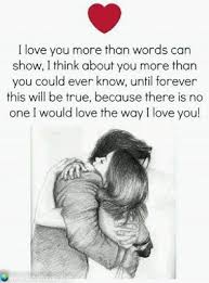 I Love You More Than Words Can Show I Think About You More Than You Cloud Ever Know Until Love Husband Quotes Heart Touching Love Quotes Love Quotes For Her