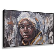 Amazon.com: Black Woman Wall Art Black Girl Wall Decor Boho Black Female  Wall Art Abstract African American Woman Wall Art Decor for Home Bedroom  32×48 in With Framed: Posters & Prints