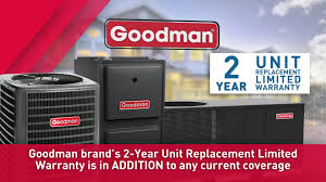 Custom air adds the goodman asure extended service plan on. Goodman Manufacturing Did You Know That Goodman Has A 2 Year Limited Warranty To The Hvac Product Line Learn More Https Www Goodmanmfg Com About Why Goodman Complete Warranty Details Available From Your Local Dealer Or At