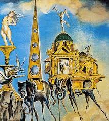 Volle poi egli segregarsi ancor più dagli uomini, e si inoltrò nel deserto giungendo ad una grande grotta; Salvador Dali La Tentazione Di Sant Antonio Sassi D Arte Il Sasso Nello Stagno Di Angre