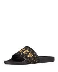 n594l gucci pursuit guccy block logo slide sandal mens designer shoes gucci leather gucci